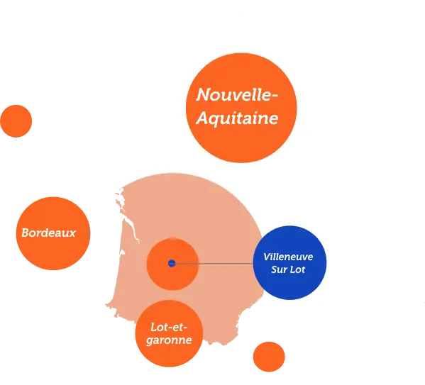 Carte des secteurs